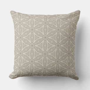 Art Deco Florals Throw Pillow
