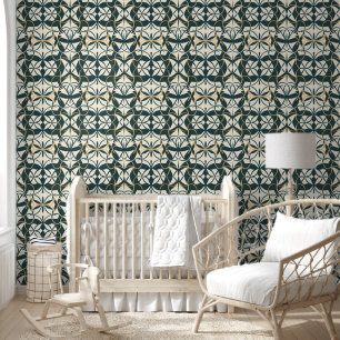 Art Deco Flourish Wallpaper
