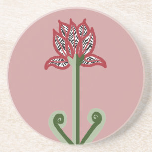 Art Deco Flower Coaster