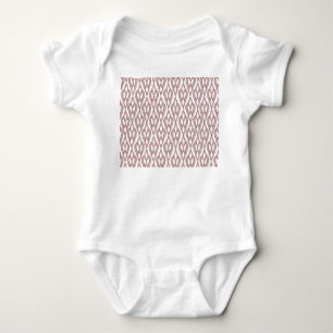 Art Deco Flowerbeds Baby Bodysuit