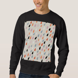 Art Deco Flowers: Modern Seamless Sweatshirt