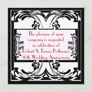 Art Deco Formal Invitation