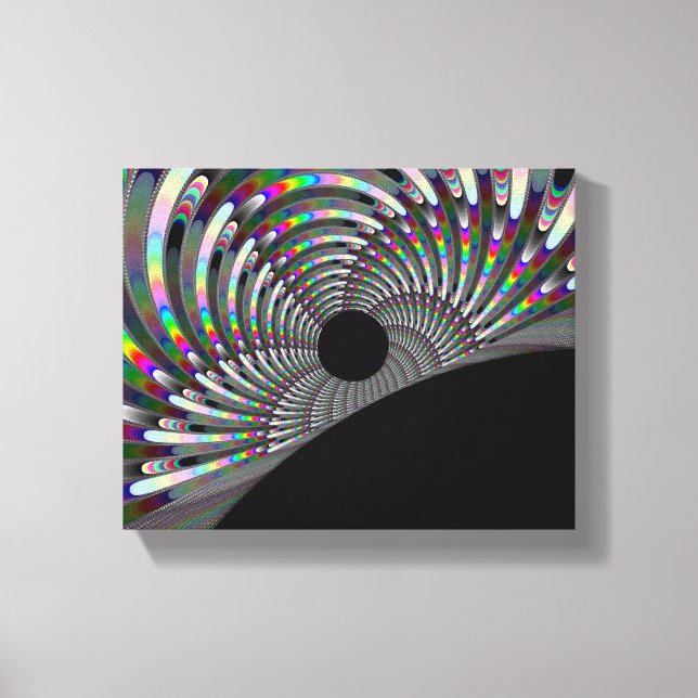 Art Deco Fractal Canvas Print (Front)