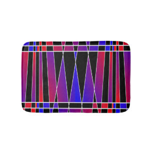 Art Deco 'Fractured' by Kenneth Yoncich Bath Mat