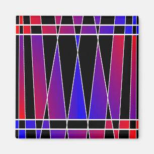 Art Deco 'Fractured' by Kenneth Yoncich Magnet