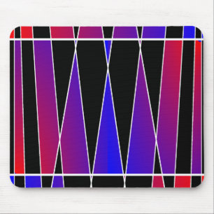 Art Deco 'Fractured' by Kenneth Yoncich Mouse Pad