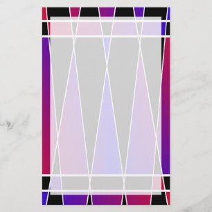 Art Deco 'Fractured' by Kenneth Yoncich Stationery
