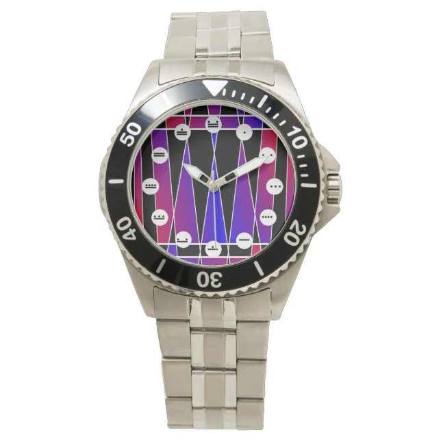 Art Deco 'Fractured' (M Face) by Kenneth Yoncich Watch (Front)