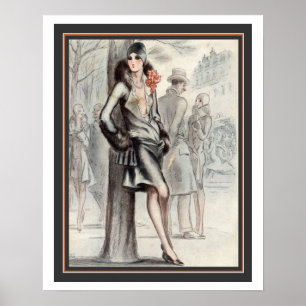 Art déco français Imprimer 16 x 20