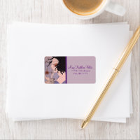 Art Deco French Parfum Ad Address Labels