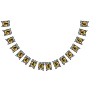 Art déco Gatsby d'aileron bannière d'étamine de 6