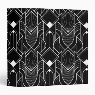 Art Deco Gatsby Pattern Binder