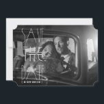 Art Deco Gatsby Save the Date | 5x7 Invite Ticket<br><div class="desc">Personalize your own 5x7 card. Click the Customize button to insert your art, designs, or photos to create a unique 5x7 invite card! Try adding text using cool fonts and see a preview of your creation! Our simple to personalize 5x7 invite card has no minimum orders & is made after...</div>