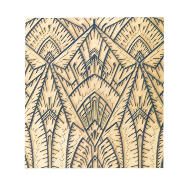 Art Deco Geo Architect Notepad (Front)