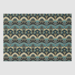 Art Deco Geometric Patterned Thin Tissue Paper