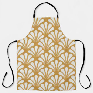 Art Deco Geometric Sea Shell Apron