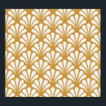 Art Deco Geometric Sea Shell Poster<br><div class="desc">Vintage Art Deco Seamless Pattern. Geometric decorative with circles texture. Retro Sea Shell background. Sea Shell Elegance: Geometric shapes form a luxurious Art Deco shell pattern. Unleash the beauty of Art Deco patterns. A touch of luxury and style in every pixel. nouveau, pattern, background, abstract, illustration, flower, texture, decor, fashion,...</div>