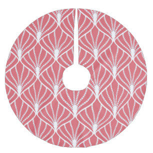 Art Deco, geometric seamless pattern. Brushed Polyester Tree Skirt