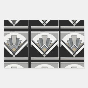 Art Deco geometric Sticker
