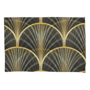 Art Deco Geometric Texture Illustration Pillowcase