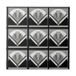 Art Deco geometric Tile