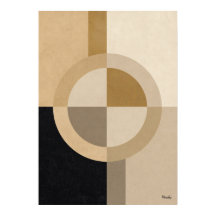 Art Déco Géométrique Minimal Cercle – Neutre Luxue