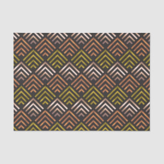 Art deco geometry tissue paper