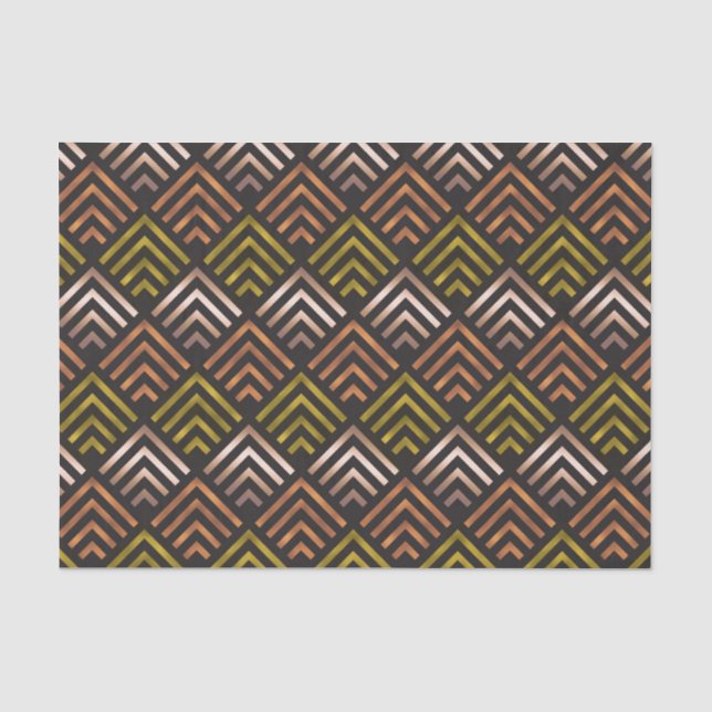 Art deco geometry tissue paper (Front)
