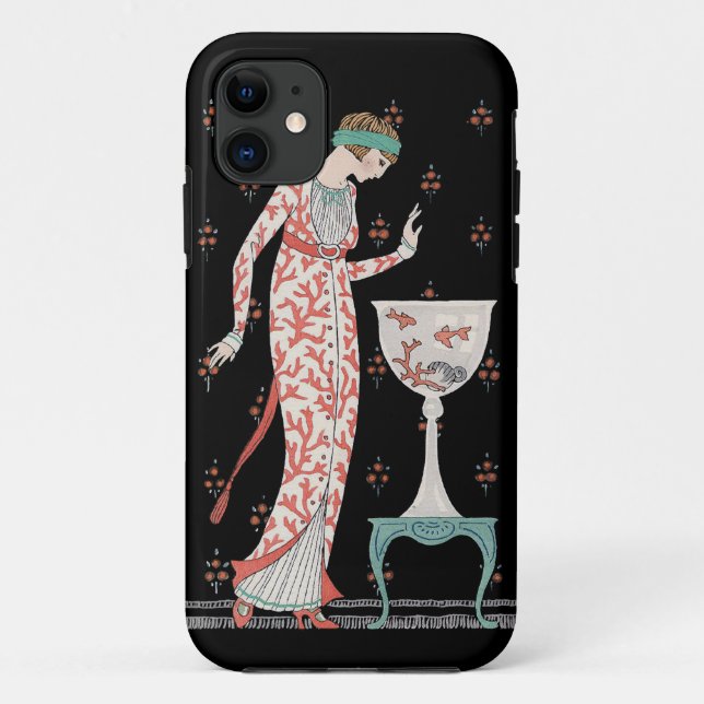 Art Deco George Barbier Goldfish iPhone 5 Case (Back)