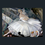 Art Deco Gerda Wegener - The Ballerina  Poster<br><div class="desc">Date:1927. The Ballerina Ulla Poulsen in the Ballet Chopiniana by Danish artist Gerda Wegener (1885–1940). Style: Art Nouveau (Modern),  Art Deco.</div>
