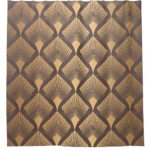 Art Deco Glamour: Golden Scales.