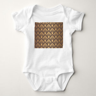 Art Deco Glamour: Golden Scales. Baby Bodysuit