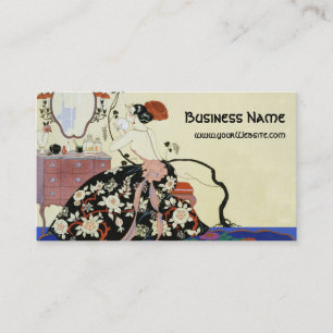 Art Deco Glamour Lady, Actress or Make Up Artist Business Card