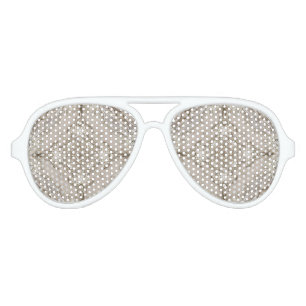Art Deco Glamourous Great Gatsby Rhinestone Lace Aviator Sunglasses