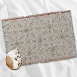 Art Deco Glamourous Great Gatsby Rhinestone Lace Throw Blanket