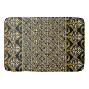 Art Deco Gold  Bath Mat