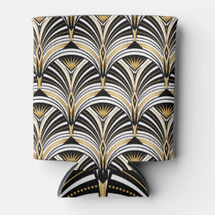 Art Deco Gold Black Elegance: Roaring Twenties Can Cooler