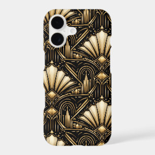 Art Deco Gold Geometric Phone Case - iPhone