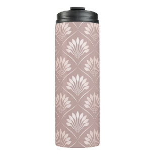 Art Deco: Gold Lattice Elegance. Thermal Tumbler