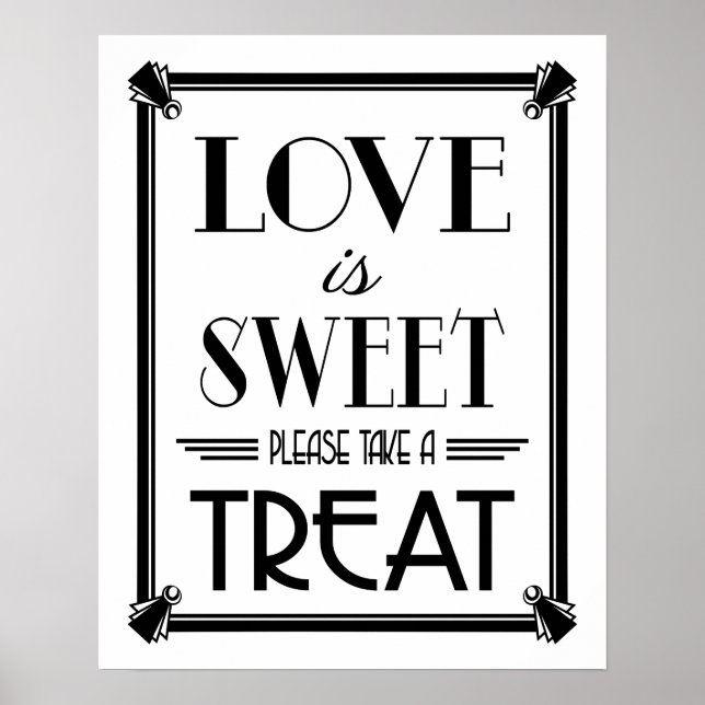 Art Déco GOLD LOLD est SWEET B/G changement de cou (Devant)