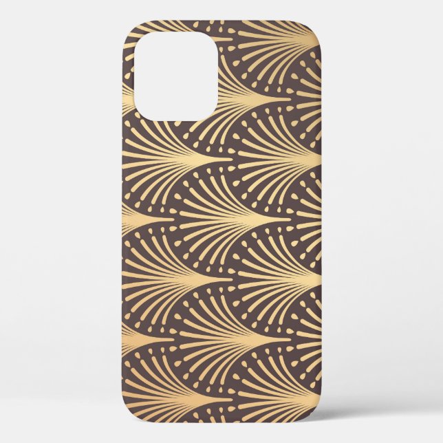 Art Deco Gold: Minimalistic Geometric Luxury Case-Mate iPhone Case (Back)