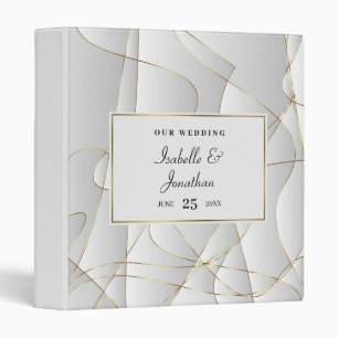 Art Deco Golden Lines  Binder