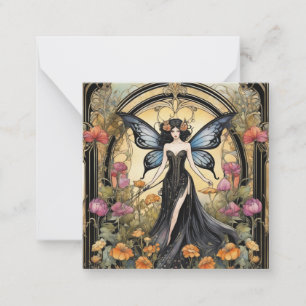 Art Deco Gothic Fairy Card