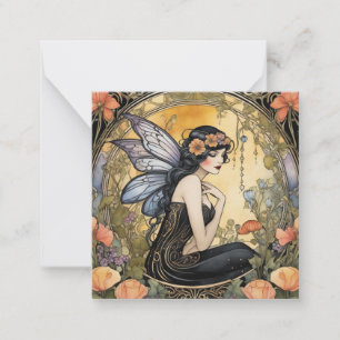 Art Deco Gothic Fairy Card