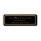 Art Deco Great Gatsby Black Return Address Labels