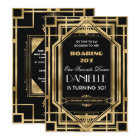 Art Deco Great Gatsby Roaring 20s 30th Birthday In