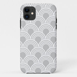 Art Deco Great Gatsby Style Mod Shell Pattern iPhone 11 Case