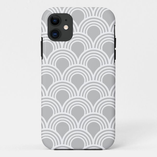 Art Deco Great Gatsby Style Mod Shell Pattern Case-Mate iPhone Case (Back)