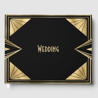 Art Deco Great Gatsby Wedding  Guest Book
