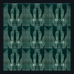 Art deco, Green,black, pattern,art nouveau,vintage Poster<br><div class="desc">Art deco,  Green, black,  pattern, art nouveau, vintage, chic, elegant, retro, trending, modern, </div>